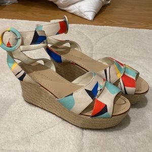Alice + Olivia - colorful platform wedge